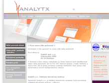 Tablet Screenshot of analytx.sk